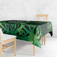 New Zealand Darts Tablecloth Maori Koru Dartboard Green Flame LT05 - Polynesian Pride