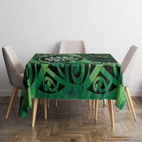 New Zealand Darts Tablecloth Maori Koru Dartboard Green Flame LT05 - Polynesian Pride