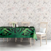 New Zealand Darts Tablecloth Maori Koru Dartboard Green Flame LT05 - Polynesian Pride
