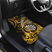 New Zealand Darts Car Mats Maori Koru Dartboard Gold Flame LT05 - Polynesian Pride