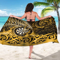New Zealand Darts Sarong Maori Koru Dartboard Gold Flame LT05 - Polynesian Pride