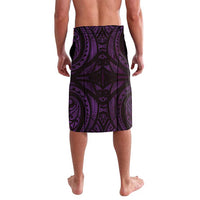 Personalised New Zealand Darts Lavalava Maori Koru Dartboard Purple Flame LT05 - Polynesian Pride