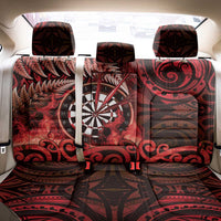 New Zealand Darts Back Car Seat Cover Maori Koru Dartboard Red Flame LT05 - Polynesian Pride