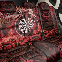 New Zealand Darts Back Car Seat Cover Maori Koru Dartboard Red Flame LT05 - Polynesian Pride