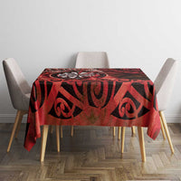 New Zealand Darts Tablecloth Maori Koru Dartboard Red Flame LT05 - Polynesian Pride