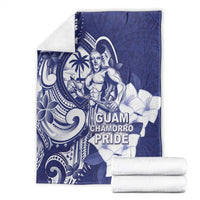 Guam Chief Quipuha Blanket Polynesian Pattern With Guasali Flowers LT05 - Polynesian Pride