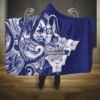 Guam Chief Quipuha Hooded Blanket Polynesian Pattern With Guasali Flowers LT05 - Polynesian Pride