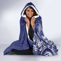 Guam Chief Quipuha Hooded Blanket Polynesian Pattern With Guasali Flowers LT05 - Polynesian Pride