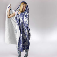 Guam Chief Quipuha Hooded Blanket Polynesian Pattern With Guasali Flowers LT05 - Polynesian Pride