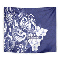 Guam Chief Quipuha Tapestry Polynesian Pattern With Guasali Flowers LT05 - Polynesian Pride