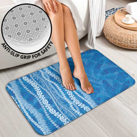 Hawaii Prince Kuhio Bathroom Set Blue Hawaiian Lau Maia With Leis LT05 - Polynesian Pride