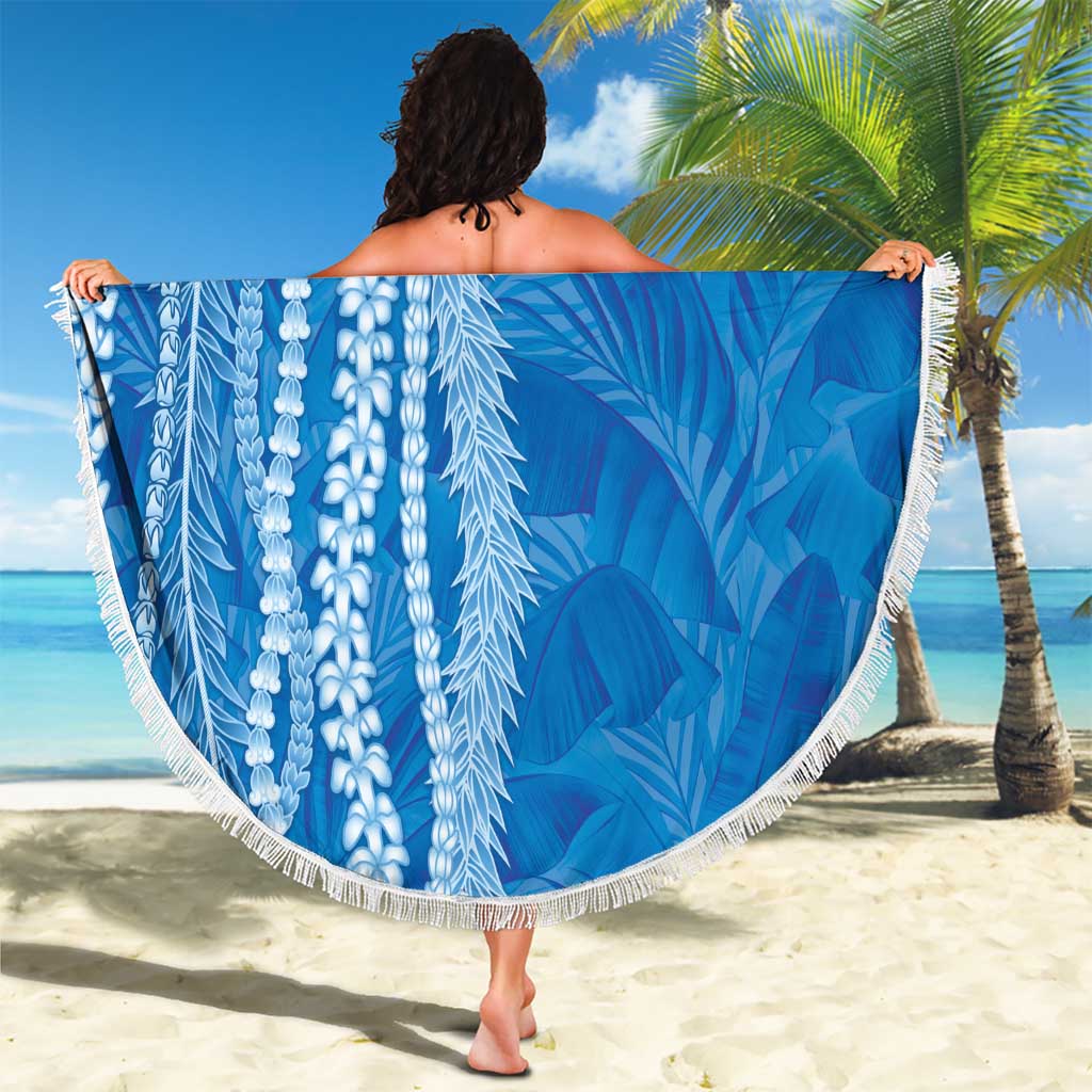 Hawaii Prince Kuhio Beach Blanket Blue Hawaiian Lau Maia With Leis LT05 - Polynesian Pride