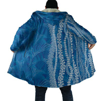 Hawaii Prince Kuhio Cloak Blue Hawaiian Lau Maia With Leis LT05 - Polynesian Pride
