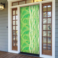 Hawaii Prince Kuhio Door Cover Lime Green Hawaiian Lau Maia With Leis LT05 - Polynesian Pride
