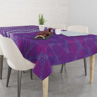 Hawaii Prince Kuhio Tablecloth Violet Hawaiian Lau Maia With Leis LT05 - Polynesian Pride