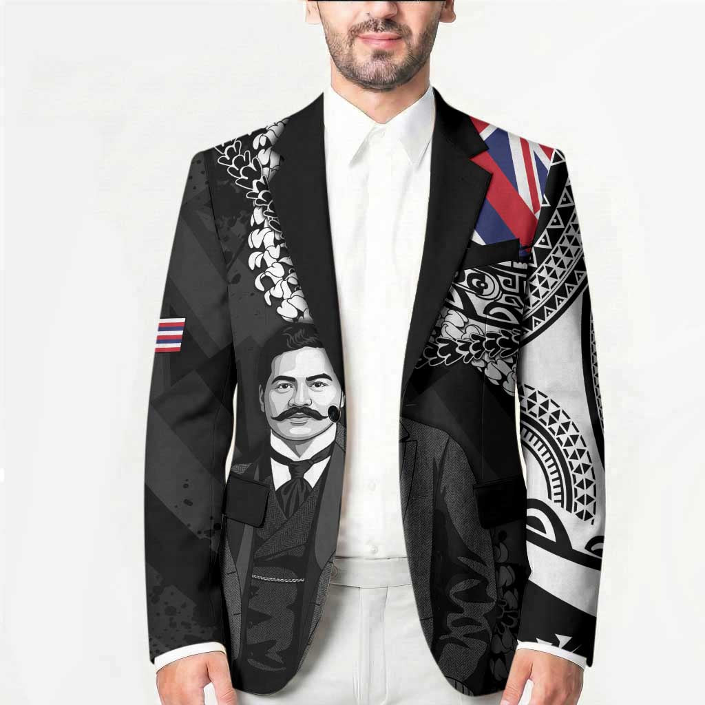 Personalised Hawaii Prince Kuhio Blazer Hawaiian Maile Lei LT05 - Polynesian Pride