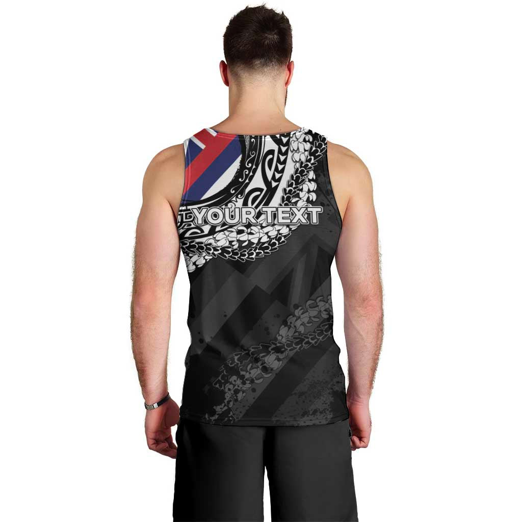 Personalised Hawaii Prince Kuhio Men Tank Top Hawaiian Maile Lei LT05 - Polynesian Pride