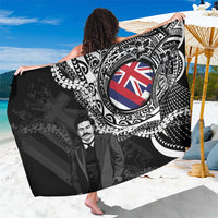 Hawaii Prince Kuhio Sarong Hawaiian Maile Lei LT05 One Size 44 x 66 inches Black - Polynesian Pride
