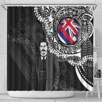 Hawaii Prince Kuhio Shower Curtain Hawaiian Maile Lei LT05 - Polynesian Pride