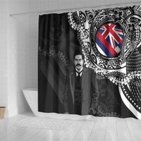 Hawaii Prince Kuhio Shower Curtain Hawaiian Maile Lei LT05 - Polynesian Pride