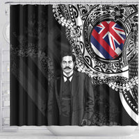 Hawaii Prince Kuhio Shower Curtain Hawaiian Maile Lei LT05 - Polynesian Pride