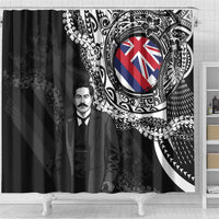 Hawaii Prince Kuhio Shower Curtain Hawaiian Maile Lei LT05 - Polynesian Pride