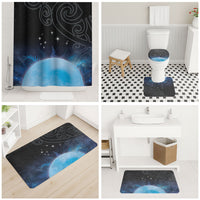 New Zealand Matariki Bathroom Set Pleiades Star Cluster Blue Galaxy LT05 - Polynesian Pride