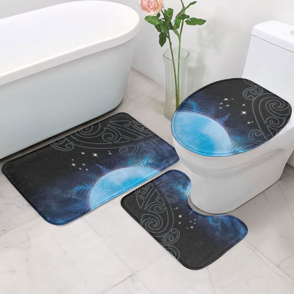 New Zealand Matariki Bathroom Set Pleiades Star Cluster Blue Galaxy LT05 - Polynesian Pride