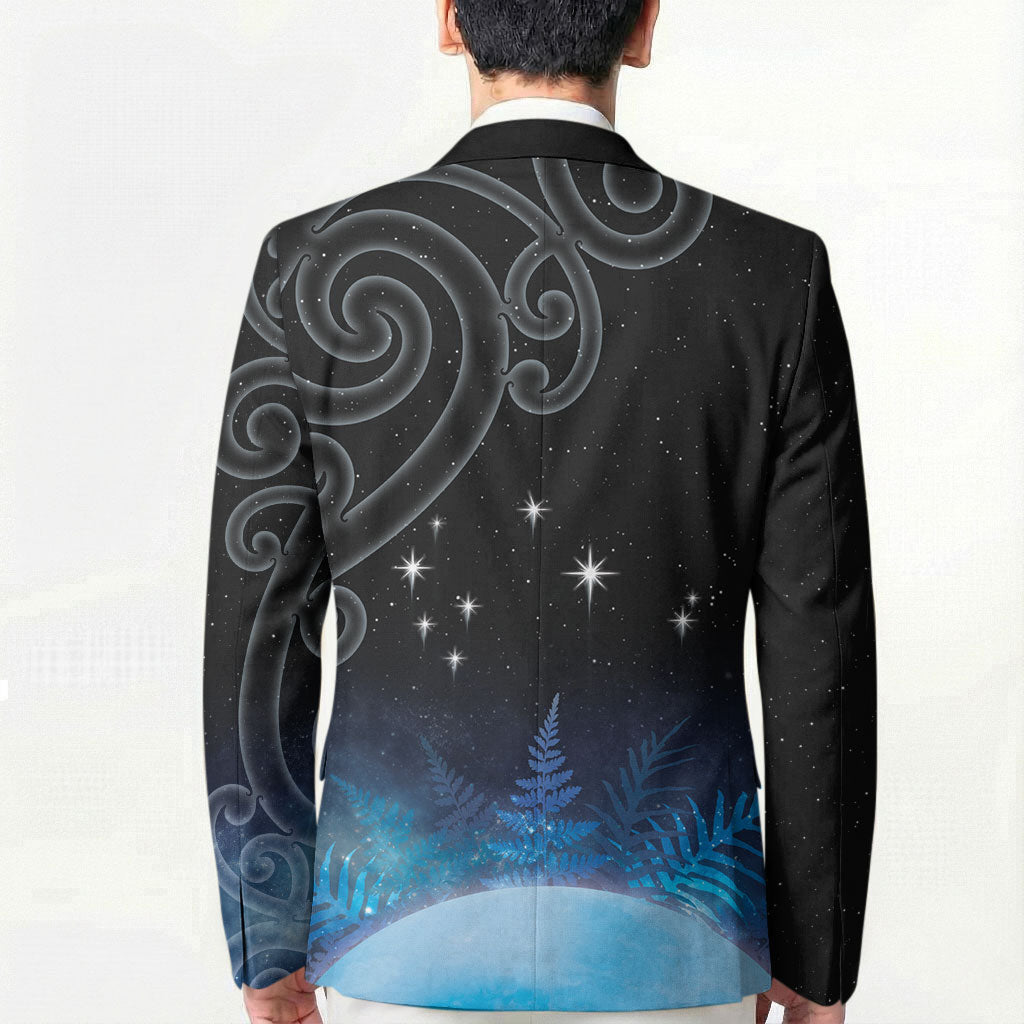 New Zealand Matariki Blazer Pleiades Star Cluster Blue Galaxy LT05 - Polynesian Pride