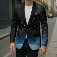 New Zealand Matariki Blazer Pleiades Star Cluster Blue Galaxy LT05 - Polynesian Pride