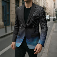 New Zealand Matariki Blazer Pleiades Star Cluster Blue Galaxy LT05 - Polynesian Pride
