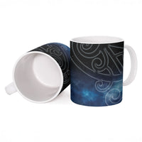 New Zealand Matariki Ceramic Mug Pleiades Star Cluster Blue Galaxy LT05 - Polynesian Pride
