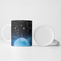 New Zealand Matariki Ceramic Mug Pleiades Star Cluster Blue Galaxy LT05 - Polynesian Pride