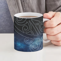 New Zealand Matariki Ceramic Mug Pleiades Star Cluster Blue Galaxy LT05 - Polynesian Pride
