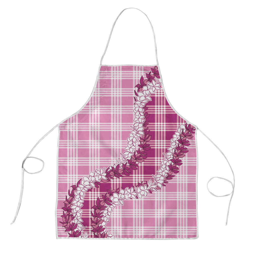 Pink Hawaii Palaka Apron Hawaiian Honohono Lei LT05 Pink - Polynesian Pride