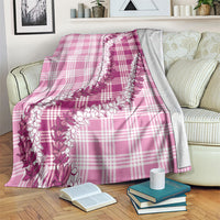 Pink Hawaii Palaka Blanket Hawaiian Honohono Lei LT05 Pink - Polynesian Pride