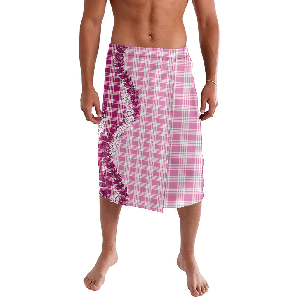 Pink Hawaii Palaka Lavalava Hawaiian Honohono Lei LT05 Pink - Polynesian Pride
