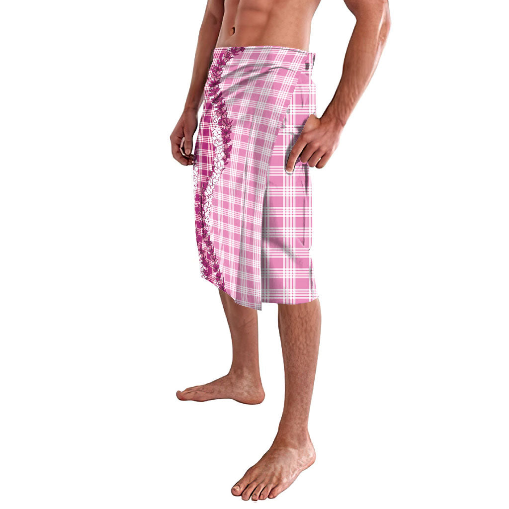 Pink Hawaii Palaka Lavalava Hawaiian Honohono Lei LT05 - Polynesian Pride