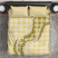 Yellow Hawaii Palaka Bedding Set Hawaiian Honohono Lei LT05 Yellow - Polynesian Pride