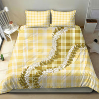 Yellow Hawaii Palaka Bedding Set Hawaiian Honohono Lei LT05 - Polynesian Pride