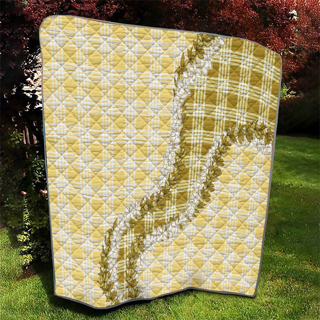 Yellow Hawaii Palaka Quilt Hawaiian Honohono Lei LT05 - Polynesian Pride