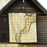 Yellow Hawaii Palaka Quilt Hawaiian Honohono Lei LT05 - Polynesian Pride