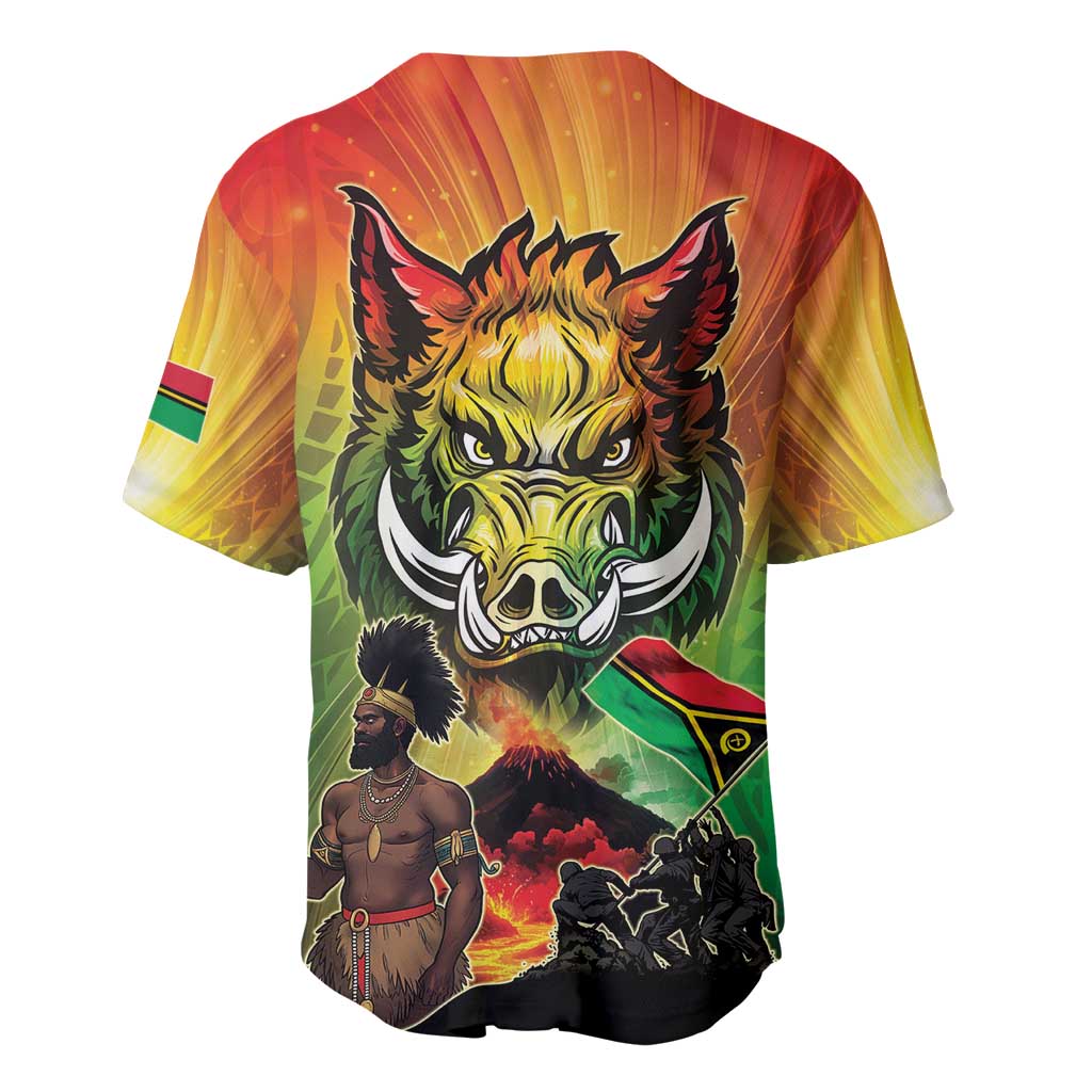 Vanuatu July 30th 1980 Baseball Jersey Happy Independence Day LT05 - Polynesian Pride