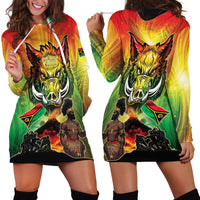 Vanuatu July 30th 1980 Hoodie Dress Happy Independence Day LT05 - Polynesian Pride