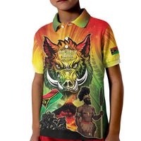 Vanuatu July 30th 1980 Kid Polo Shirt Happy Independence Day LT05 Kid Reggae - Polynesian Pride