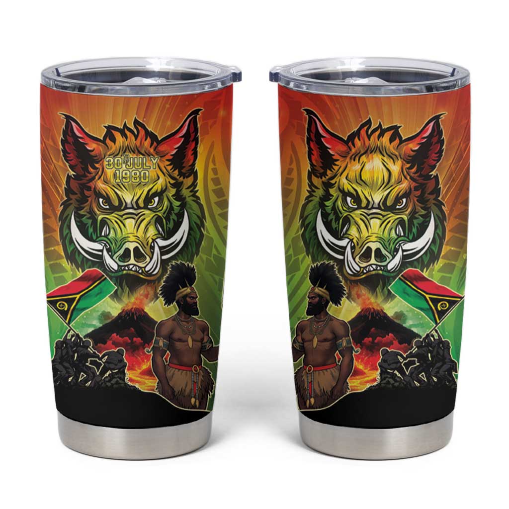 Vanuatu July 30th 1980 Tumbler Cup Happy Independence Day LT05 Reggae - Polynesian Pride