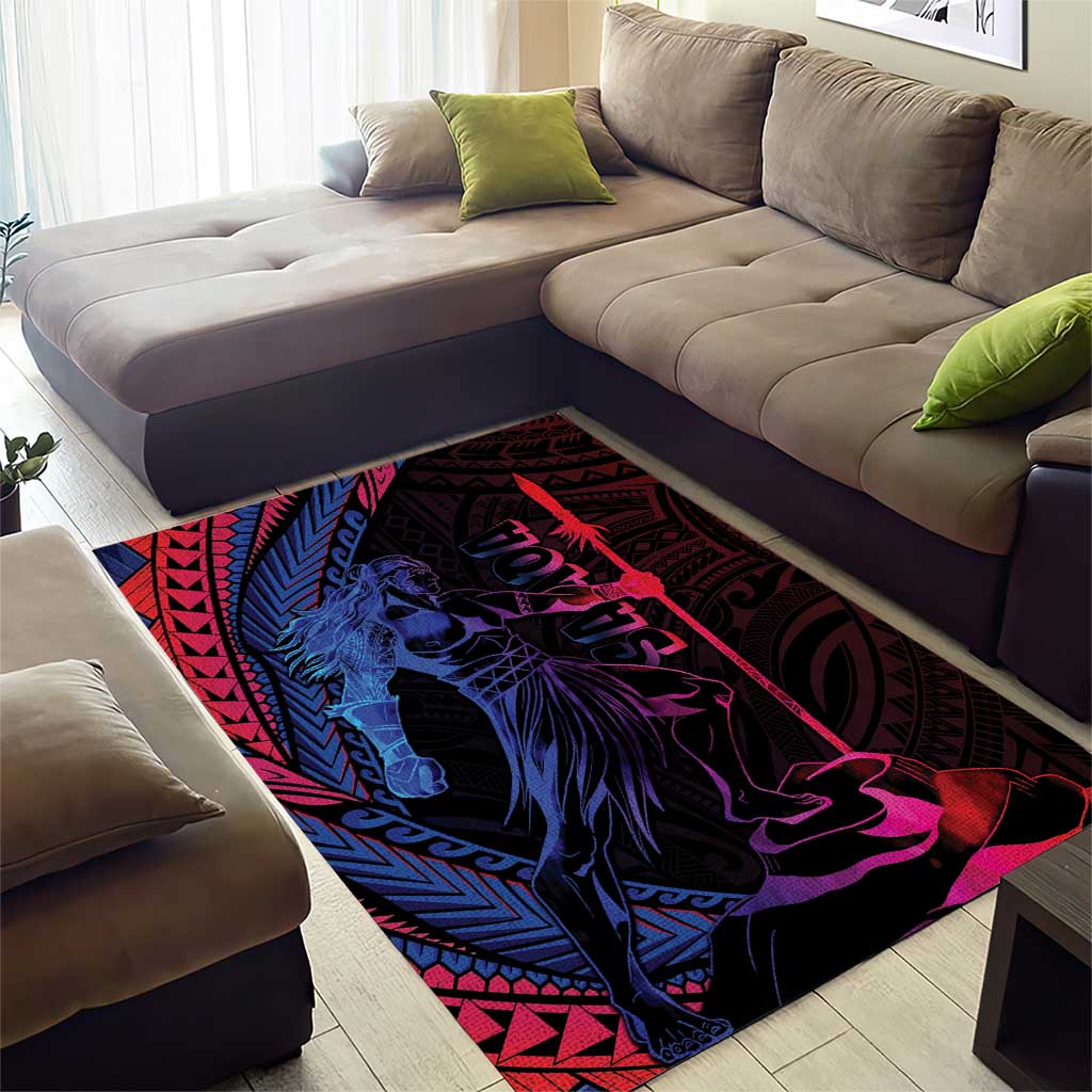 Samoan Pride Area Rug The Tui Manua LT05 - Polynesian Pride