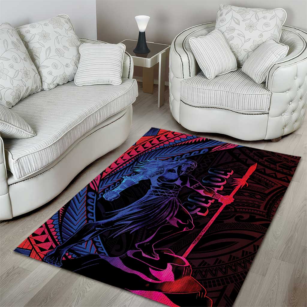 Samoan Pride Area Rug The Tui Manua LT05 - Polynesian Pride