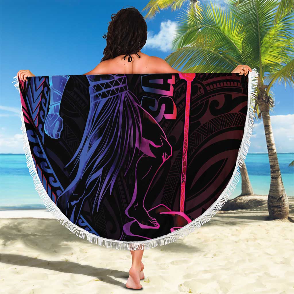 Samoan Pride Beach Blanket The Tui Manua LT05 - Polynesian Pride