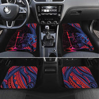 Samoan Pride Car Mats The Tui Manua LT05 Set 4pcs Black - Polynesian Pride